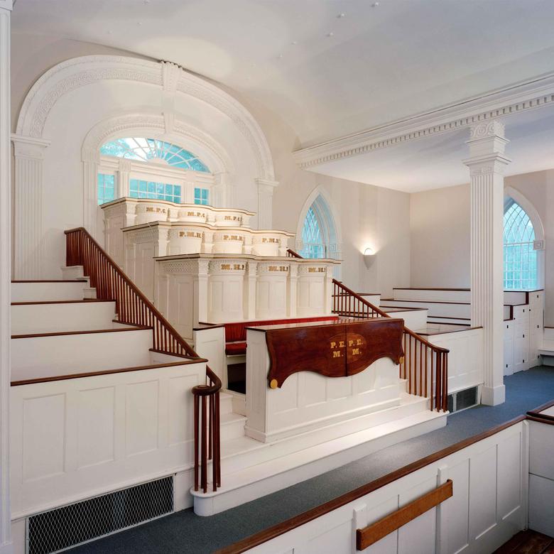 Kirtland Temple Breastwork and Pulpit